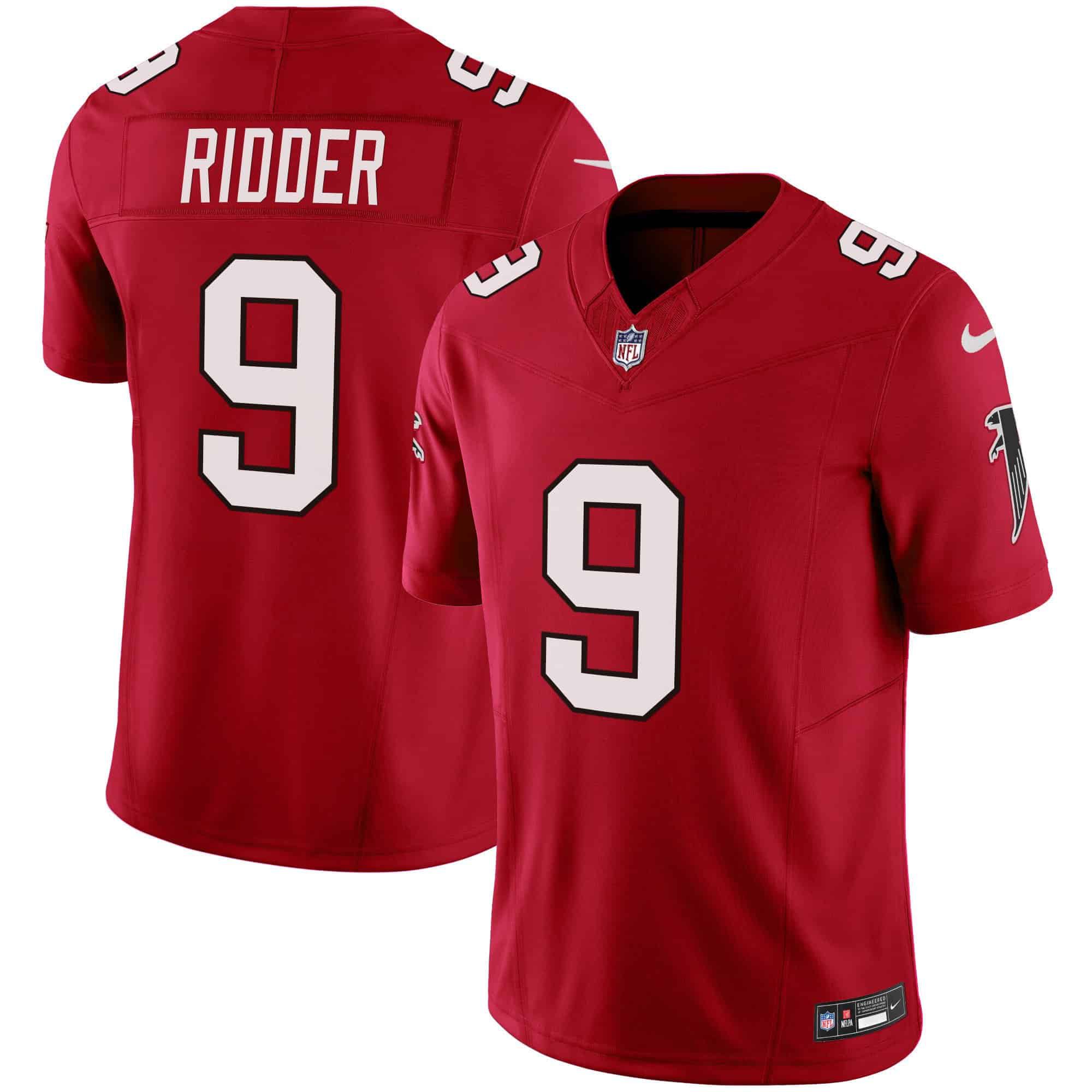 Men Atlanta Falcons #9 Ridder Red 2024 Nike Vapor Limited NFL Jersey->indianapolis colts->NFL Jersey